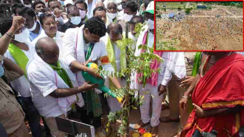 Green India Challenge: ఎమ్మెల్యే జోగు రామన్న పుట్టినరోజు.. గంటలో పది లక్షల మొక్కలు నాటేశారు..