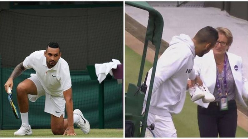 Wimbledon 2021: షూస్ మర్చిపోయి కోర్టులోకి ఎంటరైన ఆస్ట్రేలియా ప్లేయర్.. స్పెషల్ డెలివరీ అంటూ నెటిజన్ల చమత్కారం..!