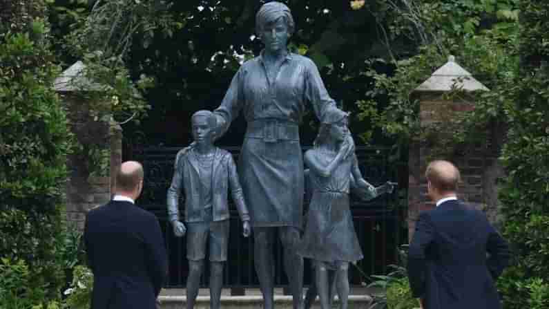 Princess Diana Statue: ప్రిన్సెస్ డయానా విగ్రహం ఆవిష్కరణ;  ప్రిన్స్ విలియం, హ్యారీలపైనే అందరి ఆసక్తి..!
