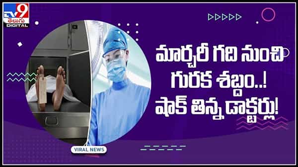 మార్చరీ గది నుంచి గురక శబ్దం..! షాక్ తిన్న డాక్టర్లు!అరుదైన ఘటన..:Snoring Noise From Mortuary Video.