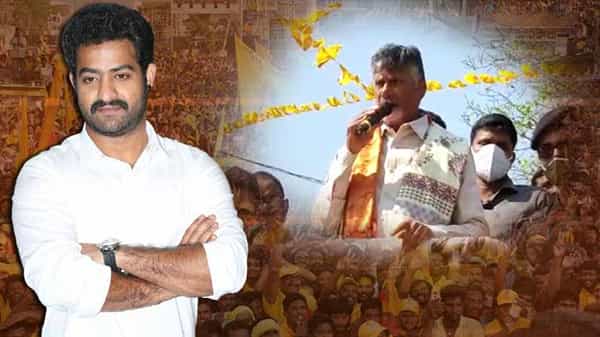 Jr NTR Flags: రామయ్య జెండాలతో చంద్రన్నకు ఆహ్వానం.. మచిలీపట్నంలో ఇంట్రస్టింగ్ సీన్