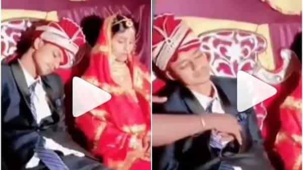 Viral Video: స్టేజ్పై నిద్రపోతున్న వధూవరులు.. మరి బంధువులు ఏంచేశారో తెలుసా..?