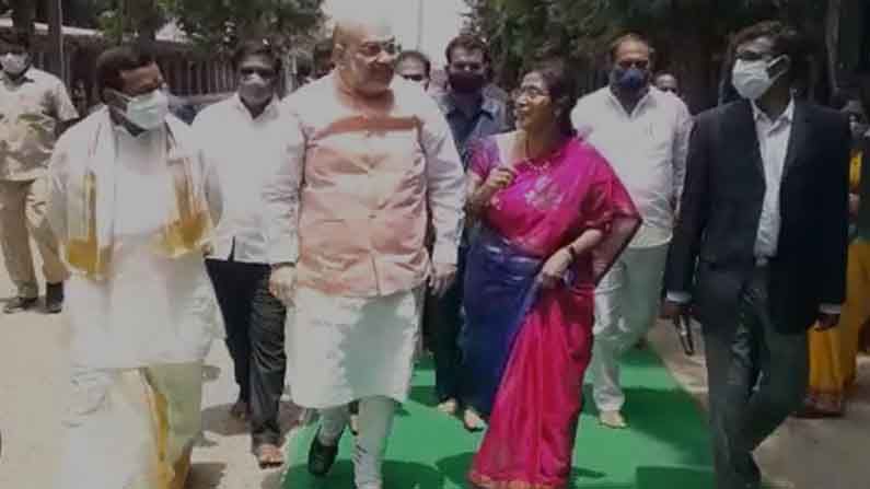 Amit Shah Visits Srisailam