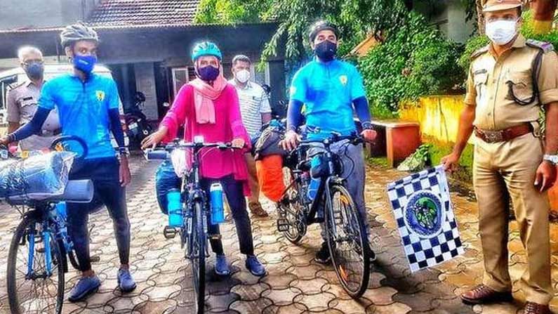 Bicycle Journey: కేరళ టూ కాశ్మీర్ ఓ యువతి సైకిల్ పై యాత్ర.. యువతకు స్వేచ్ఛ ఇవ్వాలంటున్న తండ్రి