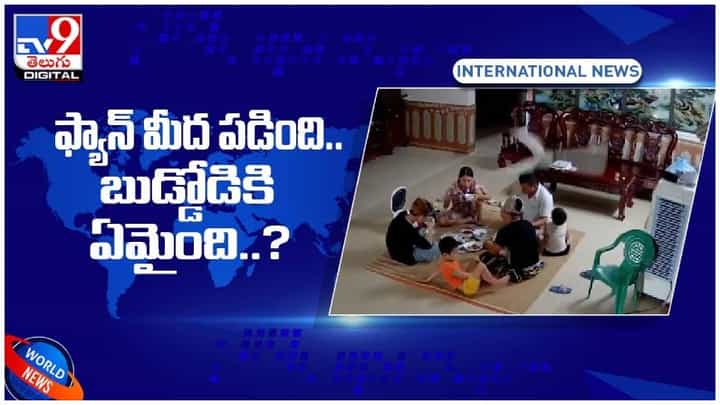 Viral Video: ఫ్యాన్ మీద పడింది.. మరి బుడ్డోడికి ఏమైంది..? వీడియో Viral Video: ఫ్యాన్ మీద పడింది.. మరి బుడ్డోడికి ఏమైంది..? వీడియో