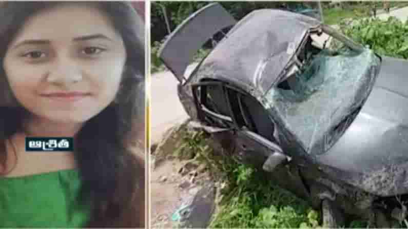 Kondapur Accident: మద్యం మత్తులో యువకుడి ర్యాష్ డ్రైవింగ్... పల్టీలు కొట్టిన కారు, యువతి స్పాట్ డెడ్