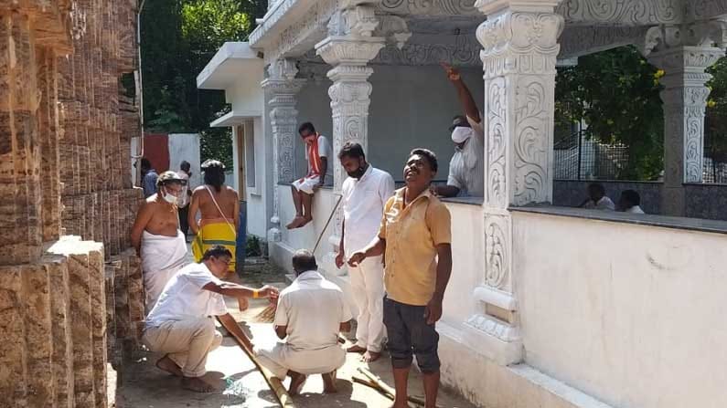 Dwajastambham Fall Down