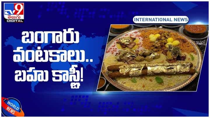 Viral Video: ప్రపంచం బంగారంతో చేసిన, అత్యంత ఖరీదైన వంటకాలు.. వీడియో Viral Video: ప్రపంచం బంగారంతో చేసిన, అత్యంత ఖరీదైన వంటకాలు.. వీడియో