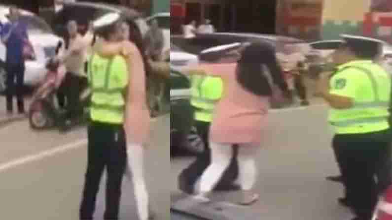 Viral Video: ట్రాఫిక్ పోలీస్కి లంచం.. నడిరోడ్డుపై ముద్దుపెట్టిన యువతి.. ఆ తరువాత ఏం జరిగిందంటే..