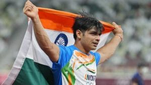 Neeraj Chopra Gold Medal