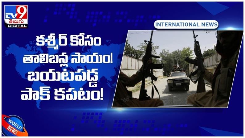 Pakistan: కశ్మీర్‌ కోసం తాలిబన్ల సాయం.. వక్రబుద్ధి బయటపెట్టిన పాకిస్తాన్‌.. వీడియో