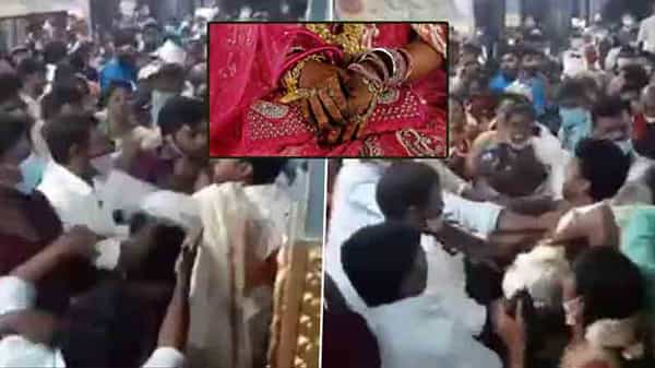 Viral Video: ముందు మేమే తాళి కడతాం.. లేదు మేమే కడతాం.. పొట్టు పొట్టుగా కొట్టుకున్న నవ దంపతులు.. వీడియో వైరల్..