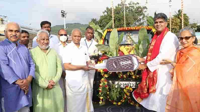 Tirupati: తిరుమలలో మహేంద్ర కొత్త వాహనానికి ప్రత్యేక పూజ.. శ్రీవారికి ఆ జీప్‌ని కానుకగా ఇచ్చిన సంస్థ