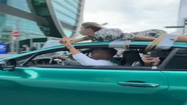 Viral Video : ప్రియురాలిని కారు టాప్పై కట్టేసి ఊరంతా తిప్పాడు..! ఎందుకు ఈ పని చేశాడో తెలిస్తే నోరెళ్ల బెడతారు..