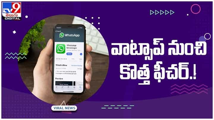 WhatsApp New Feature: వాట్సాప్ నుంచి కొత్త ఫీచర్.. మీరూ ట్రై చేయండి.. వీడియో WhatsApp New Feature: వాట్సాప్ నుంచి కొత్త ఫీచర్.. మీరూ ట్రై చేయండి.. వీడియో