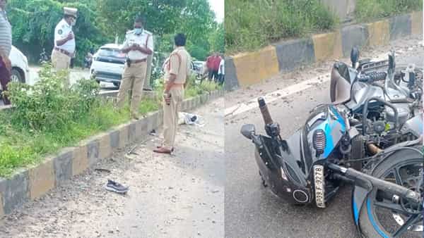 Bike Accident: ట్రిపుల్ రైడ్ చేస్తూ డివైడర్ను ఢికొట్టిన యువకులు.. ఇద్దరు స్పాట్ డెడ్.. మరొకరికి