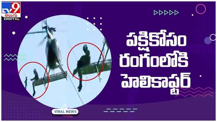 Viral Video: హైటెన్షన్ వైర్కు చిక్కి విలవిలలాడిన పక్షి.. హెలికాఫ్టర్తో రంగంలోకి దిగిన రెస్క్యూ టీమ్.. వీడియో Viral Video: హైటెన్షన్ వైర్కు చిక్కి విలవిలలాడిన పక్షి.. హెలికాఫ్టర్తో రంగంలోకి దిగిన రెస్క్యూ టీమ్.. వీడియో