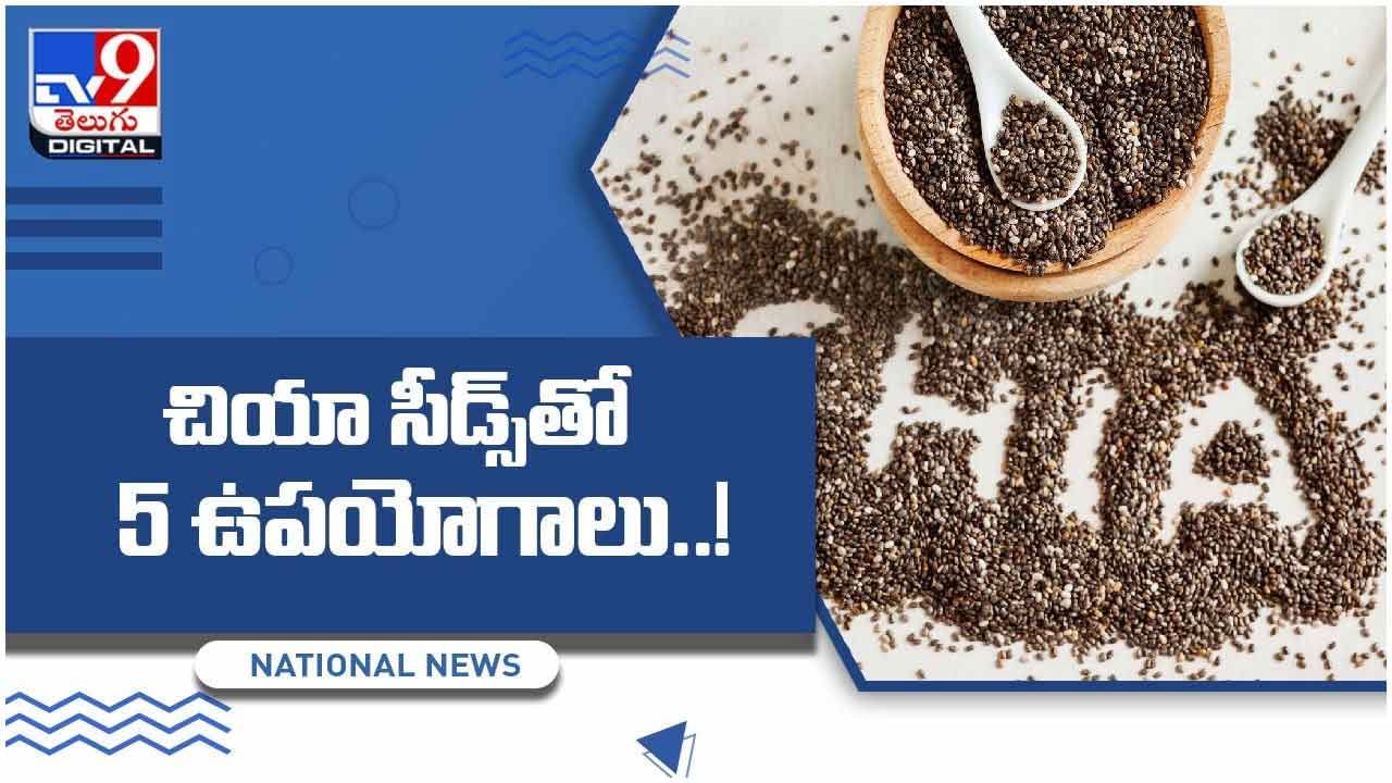 Chia Seeds చియా విత్తనాలతో ఎన్నో ప్రయోజనాలు..! చియా విత్తనాలతో 5