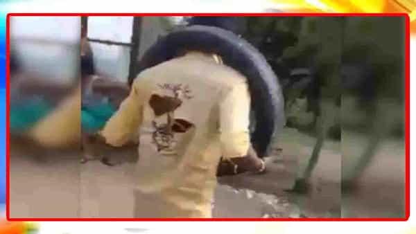 Madhya Pradesh: మధ్యప్రదేశ్లో అటవిక తీర్పు.. ప్రేమ జంటపై దాష్టీకం.. కట్టేసి కొట్టి.. టైర్లను మెడలో వేసి..