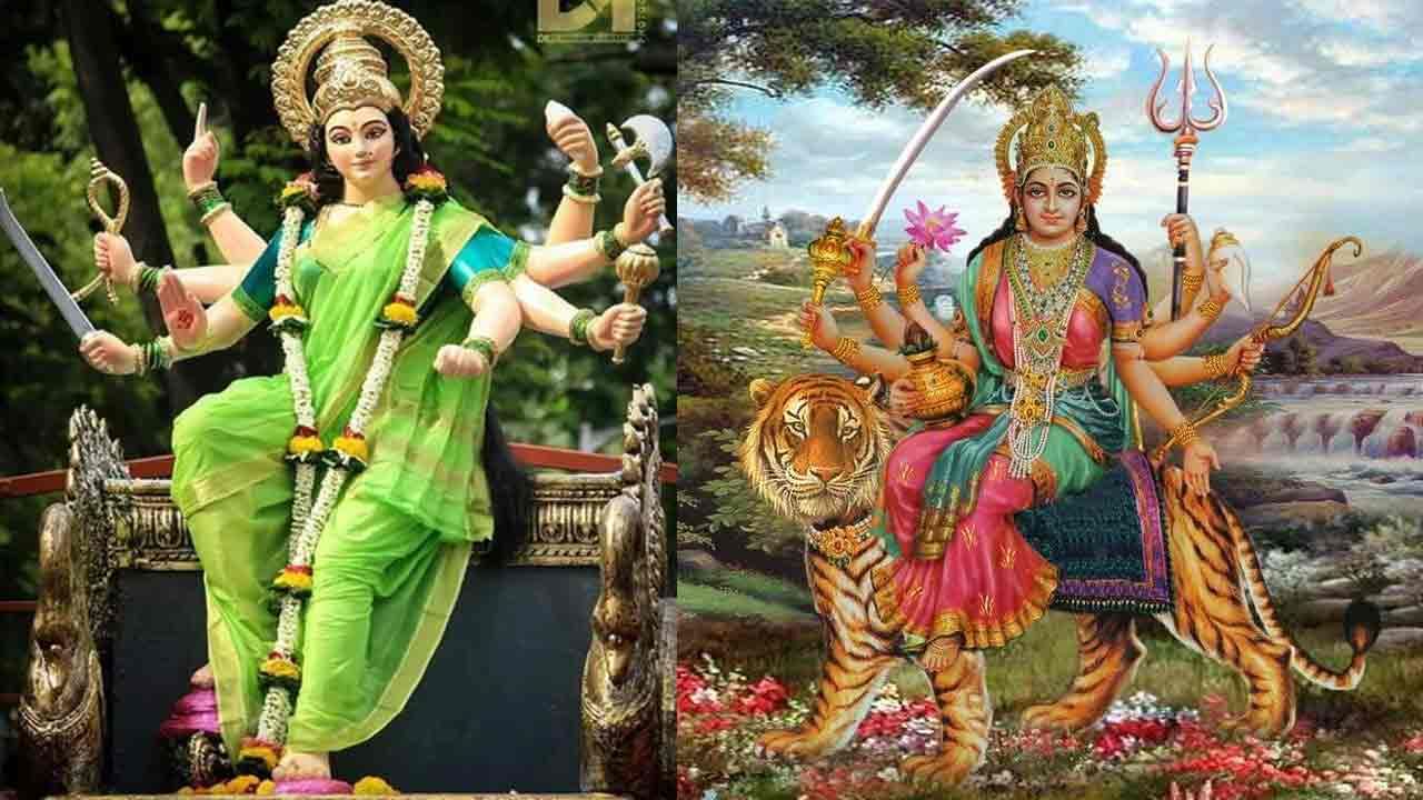 Durga Mantras: దరిద్రం, భయం కష్టాల్లో ఉన్నవారు దుర్గమ్మవారిని ఈ 32 నామాలతో పూజించండి.. అద్భుత ఫలితాలు పొందండి..