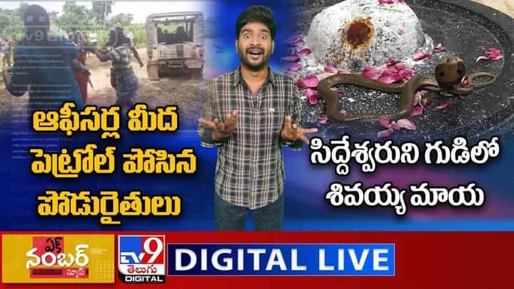 Ek Number News LIVE: సిద్దేశ్వరుని గుడిలో శివయ్య మాయ | ఇందూరులో ఇరగదీసిన కోతి పండుగ(వీడియో) Ek Number News LIVE: సిద్దేశ్వరుని గుడిలో శివయ్య మాయ | ఇందూరులో ఇరగదీసిన కోతి పండుగ(వీడియో)