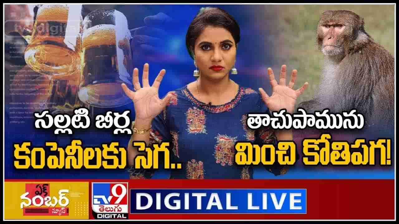 Ek Number News Live Video: సల్లటి బీర్ల కంపెనీలకు సెగ.. | తాచుపామును మించి కోతిపగ..!(వీడియో)