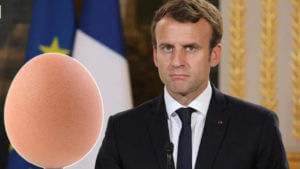French President: ప్రజలను ఉద్దేశించి మాట్లాడుతున్న అధ్యక్షుడు.. దూసుకొచ్చిన కోడిగుడ్డు