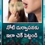 నోటి దుర్వాసనకు ఇలా చెక్ పెట్టండి