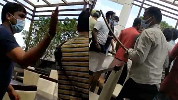 Anantapur: రెచ్చిపోయిన అనంతపురం హోటల్ ఎస్ఆర్ గ్రాండ్ హోటల్ సిబ్బంది.. ఫోటోగ్రాఫర్ మీద దాడి : వాచ్ వీడియో