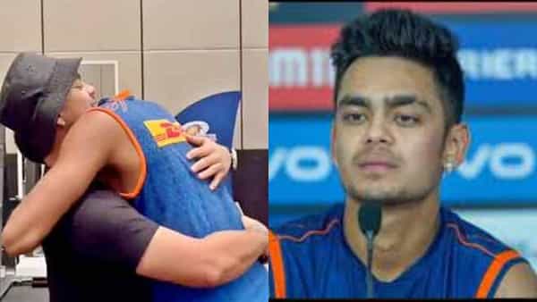 T20 World Cup 2021: భావోద్వేగానికి గురైన ముంబై ప్లేయర్.. ఏడుస్తూ హార్దిక్కు హగ్ ఇచ్చిన ఇషాన్ కిషన్