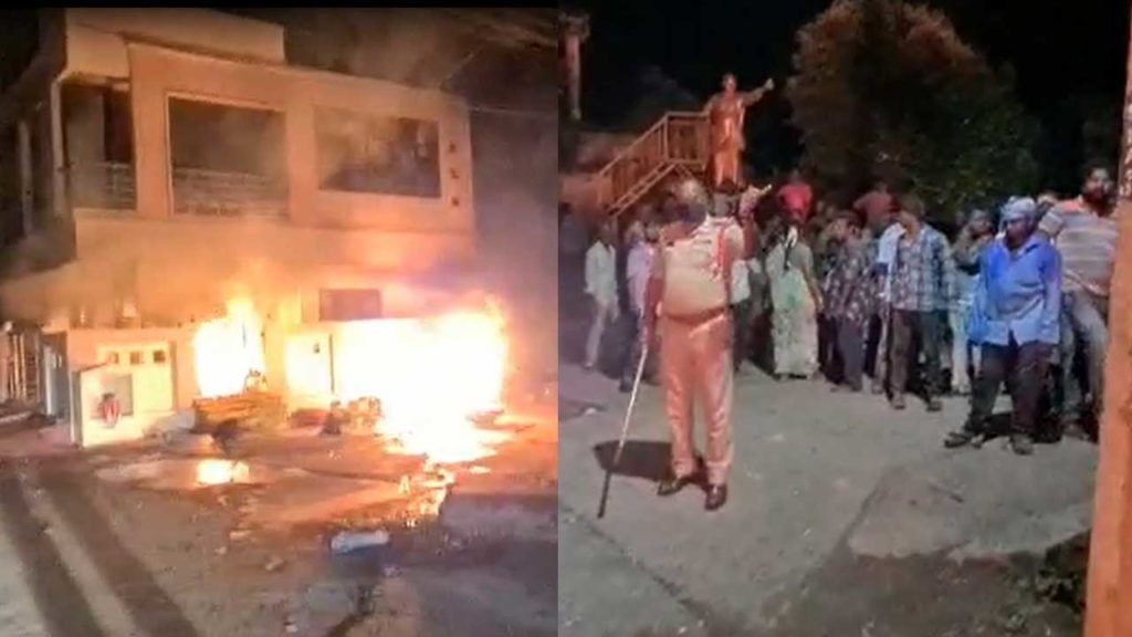 YCP vs TDP Clashes: కొప్పర్రులో తీవ్ర ఉద్రిక్తత.. వైసీపీ, టీడీపీ శ్రేణుల మధ్య ఘర్షణ.. భారీగా మోహరించిన పోలీసులు.. YCP vs TDP Clashes: కొప్పర్రులో తీవ్ర ఉద్రిక్తత.. వైసీపీ, టీడీపీ శ్రేణుల మధ్య ఘర్షణ.. భారీగా మోహరించిన పోలీసులు..