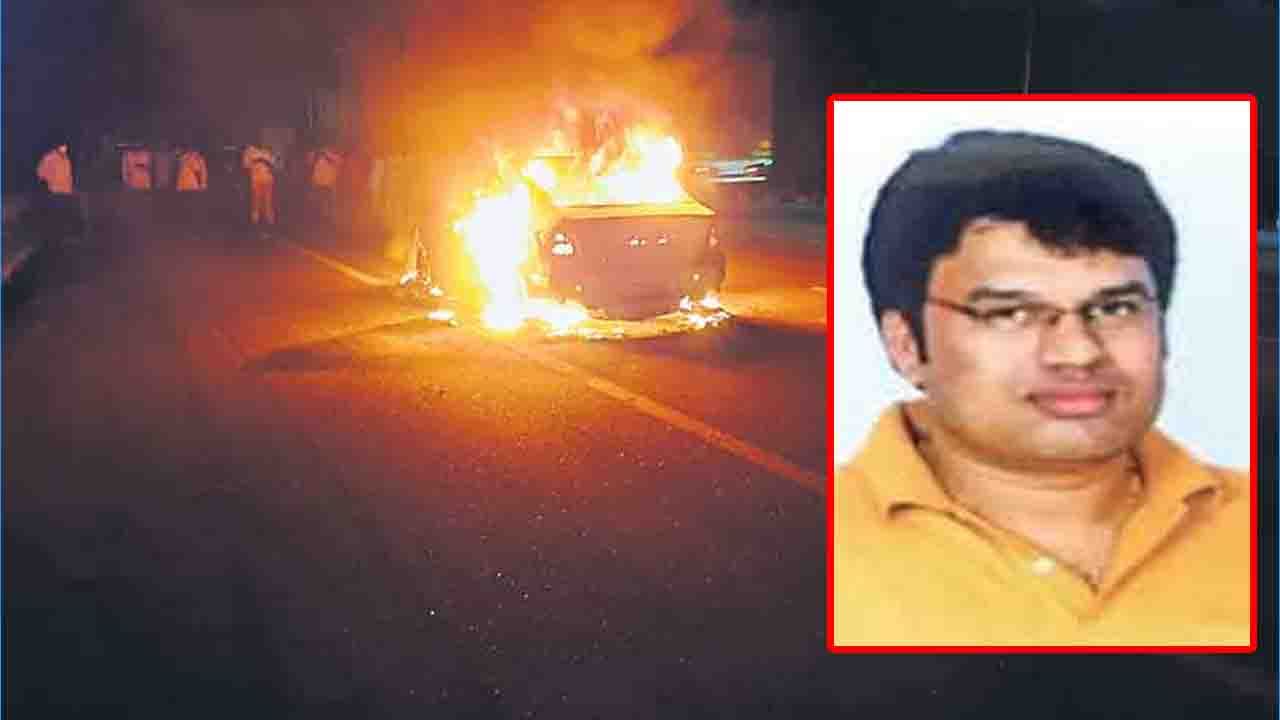 ORR Car Fire: ఓ డాక్టర్ ప్రాణాన్ని బలిగొన్న ఎలుకలు.. కారులో వ్యక్తి ...