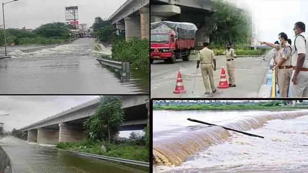 Alert: శంషాబాద్ ఎయిర్పోర్టు రోడ్డును మూసివేసిన అధికారులు.. బెంగళూరు-హైదరాబాద్ జాతీయ రహదారి మళ్లింపు