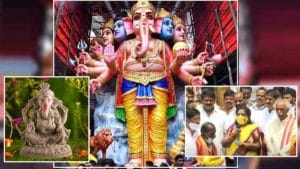Kairathabad Ganesh: ఖైరతాబాద్ గణపయ్యకు గవర్నర్‌ తమిళిసై తొలిపూజ.. రుద్ర మహాగణపతి దర్శనం కోసం భారీగా తరలివచ్చిన భక్త జనం