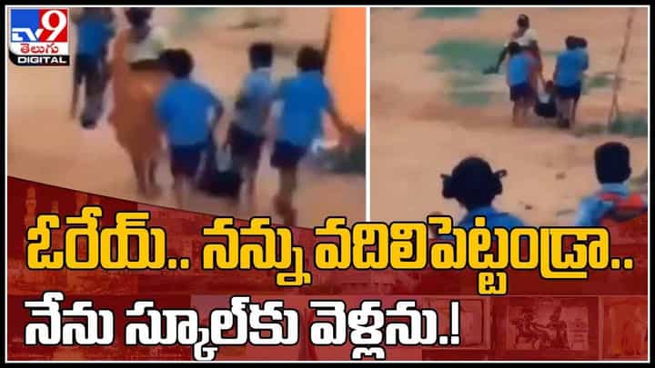 ఓరేయ్.. నన్ను వదిలిపెట్టండ్రా.. నేను స్కూల్కు వెళ్లను..!వైరల్ అవుతున్న వీడియో: Little Boy Viral Video. ఓరేయ్.. నన్ను వదిలిపెట్టండ్రా.. నేను స్కూల్కు వెళ్లను..!వైరల్ అవుతున్న వీడియో: Little Boy Viral Video.