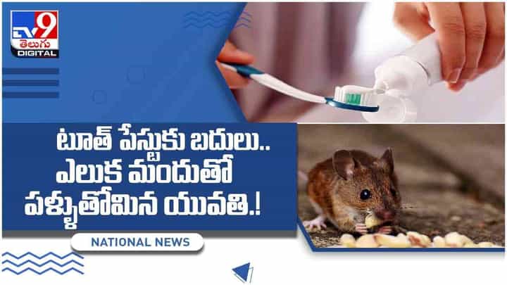 టూత్పేస్టుకు బదులు ఎలుకల మందుతో పళ్ళు తోముకున్న యువతి..!! చివరకు..?? వీడియో టూత్పేస్టుకు బదులు ఎలుకల మందుతో పళ్ళు తోముకున్న యువతి..!! చివరకు..?? వీడియో