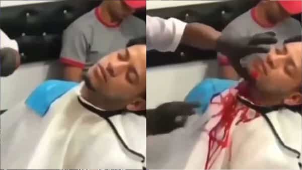 Viral Video: షేవింగ్ చేస్తుండగా పీక తెగింది.! ఒక్కసారిగా షాక్ గురైన కస్టమర్.. వైరల్గా మారిన వీడియో.