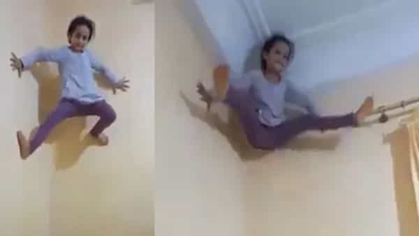 Viral Video: స్పైడర్ మ్యాన్కు చెల్లిలా ఉందే పాప.. ఈ వీడియో చూస్తే షాకవ్వాల్సిందే.. ఇంతకీ ఏం చేసిందో తెలుసా..