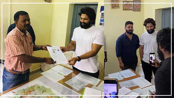 Allu Arjun: శంకర్పల్లిలో స్టైలిష్ స్టార్ అల్లు అర్జున్ సందడి.. తహశీల్దార్ ఆఫీసుకు క్యూ కట్టిన అభిమానులు
