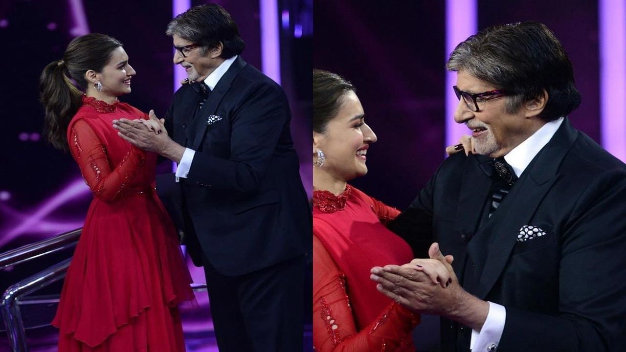 Amitabh Bachchan-Kriti Sanon: నీతో డ్యాన్స్‌ చేస్తుంటే నా కాలేజీ రోజులు గుర్తుకొస్తున్నాయి!