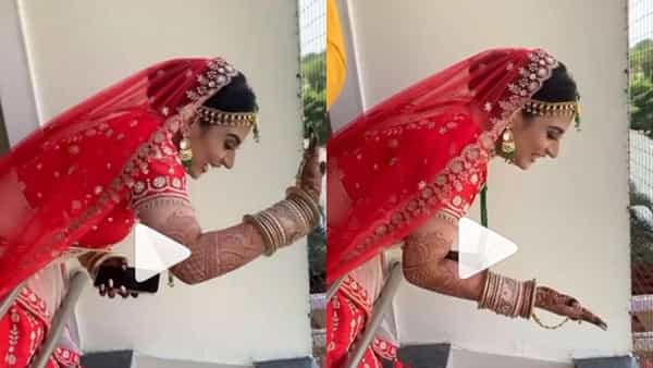 Viral Video: వరుడికి వధువు ఫ్లయింగ్ కిస్లు...లక్కీ కపుల్ అంటోన్న నెటిజన్లు