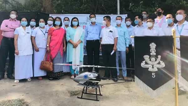 Covid-19 vaccine: మారుమూల ప్రాంతాలకు కోవిడ్ వ్యా్క్సిన్.. డ్రోన్ ద్వారా నిమిషాల్లోనే సరఫరా.. వీడియో..