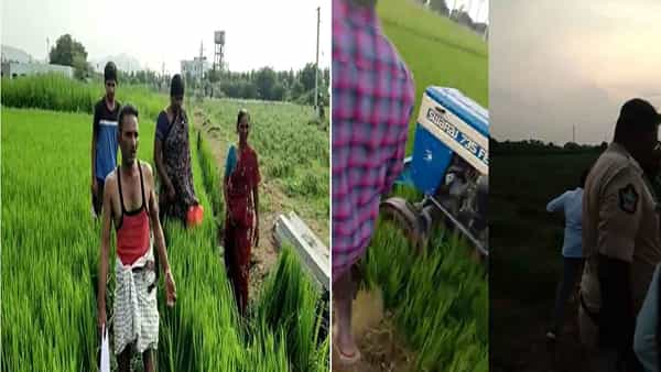 Farmer Land Issue: వివాదంగా మారిన రహదారి.. పోలీసుల సాయంతో పంట చేలను దున్నుతున్న వీడియో వైరల్
