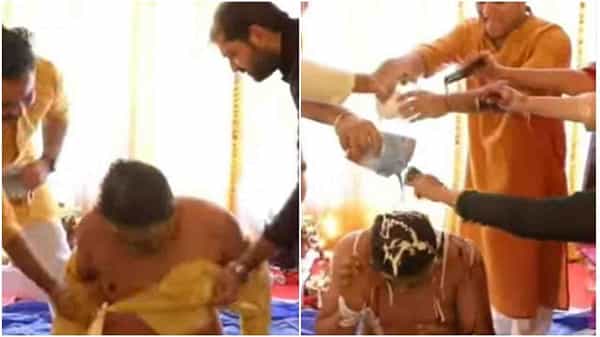 Funny Video: ఇదేం తమాషా బాబు..! పెళ్లిరోజు వరుడికి సాస్తో తలంటు.. వీడియో చూస్తే నవ్వు ఆపుకోలేరు..