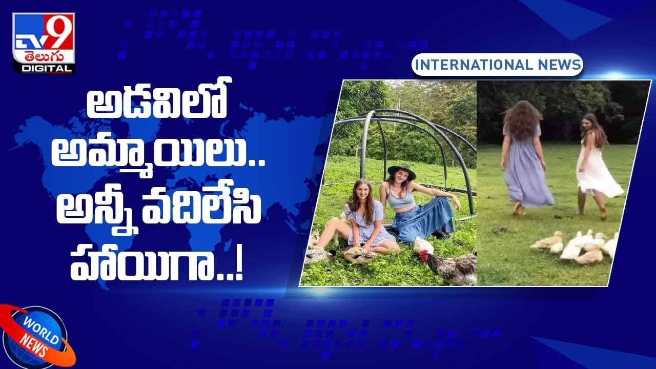 Viral Video: అడవిలో అమ్మాయిలు.. అన్నీ వదిలేసి హాయిగా.. వీడియో