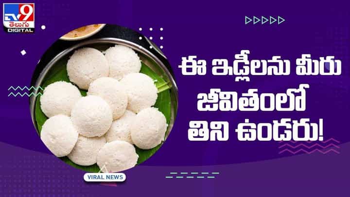 మార్కెట్లో కొత్త రకం ఇడ్లీలు.. ఈ ఇడ్లీలను మీరు జీవితంలో తిని ఉండరు! వీడియో