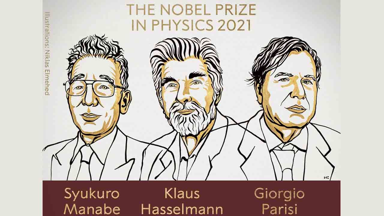 Nobel Prize 2021: భౌతికశాస్త్రంలో ముగ్గురికి నోబెల్ బహుమతులు.. ఏ అంశంపై కృషి చేసినందుకు ఈ పురస్కారం ఇచ్చారంటే..