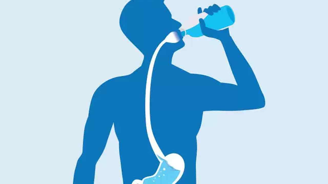 Sketch of man drinking water Stock Vector by ©OlgaTropinina 95814686