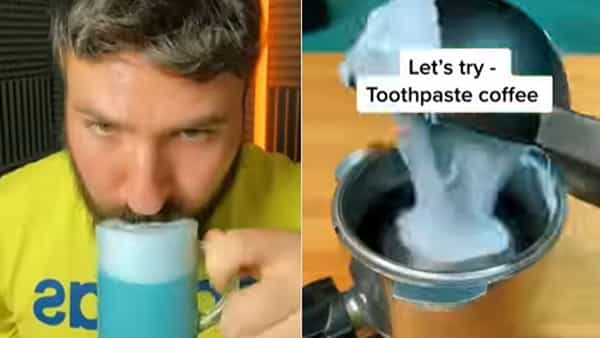 Viral Video: టూత్పేస్ట్ కాఫీ ఎప్పుడైనా తాగారా..! ఎలా తయారుచేశాడో చూస్తే పరేషాన్..