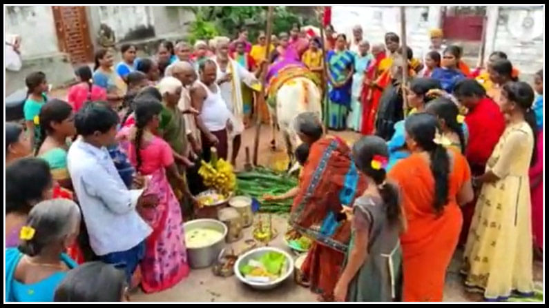 గ్రామంలో ఒక వర్గం అత్తింటివారి గా ఒక వర్గం పుట్టింటివారు గా విభజించుకుని శ్రీమంతం వేడుకలు ఘనంగా నిర్వహించారు.
